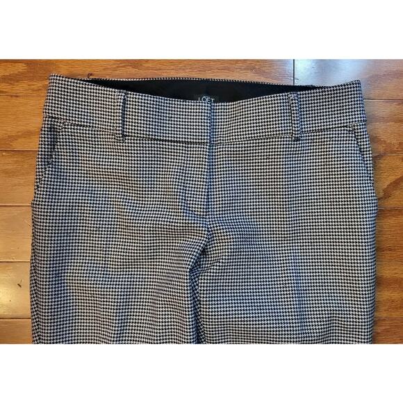Ann Taylor Loft Womens Size 6 Pants Marisa Straight Houndstooth Stretchy - Picture 3 of 13